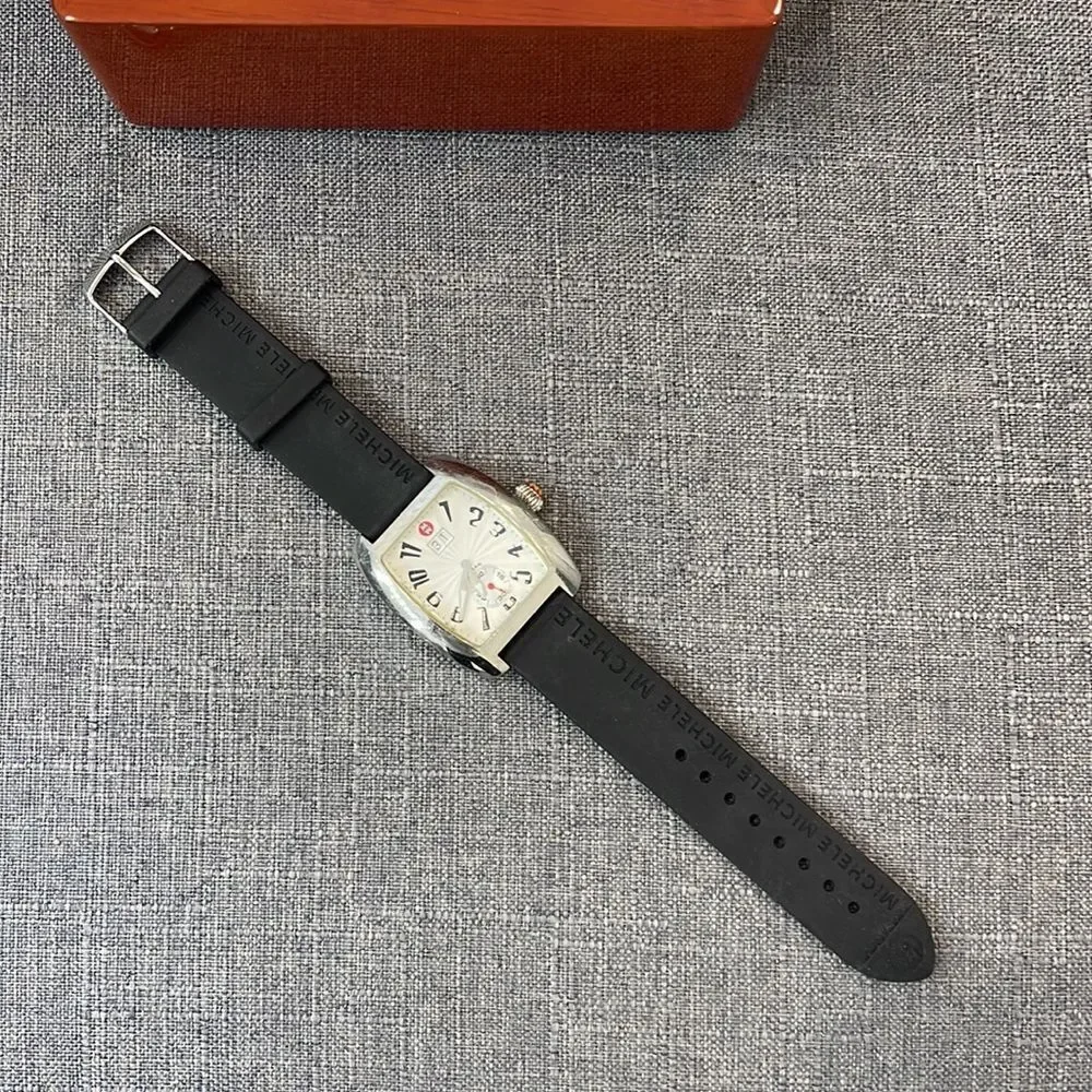 MICHELE watch with Michele Black Band UB00005 - Picture 3 of 5